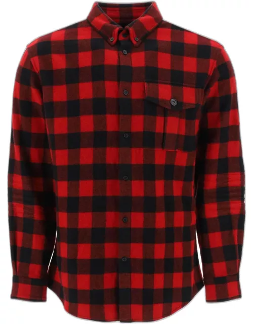 DSQUARED2 shirt with check motif and back logo