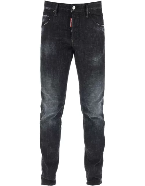 DSQUARED2 Skater jeans in Black Clean Wash