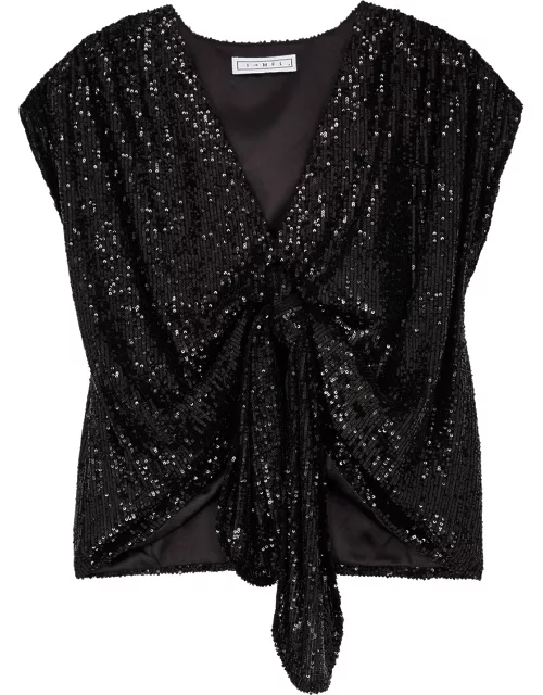 IN The Mood For Love Larissa Black Sequin top