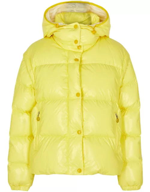 Moncler Mauleon Quilted Shell Jacket - Yellow
