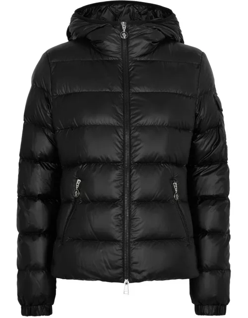 Moncler Gles Hooded Quilted Shell Jacket - Black - (UK 8 / S)