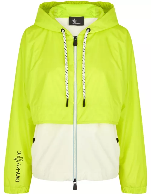 Moncler Grenoble Hooded Layered Shell and Cotton Jacket - Yellow