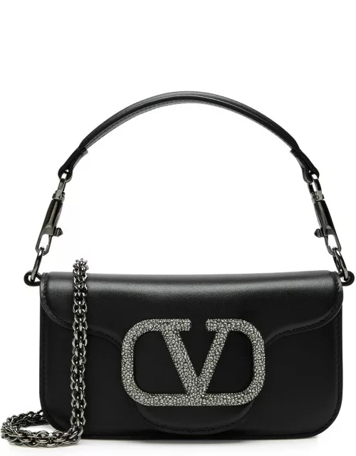 Valentino Garavani Locò Small Leather Shoulder bag - Black