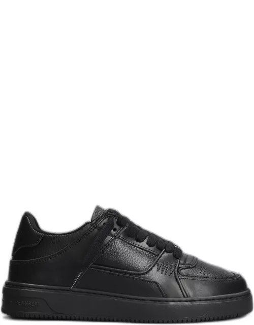 REPRESENT Apex Sneakers In Black Leather