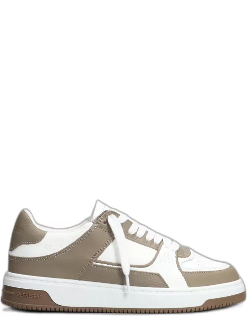 REPRESENT Apex Sneakers In Beige Leather