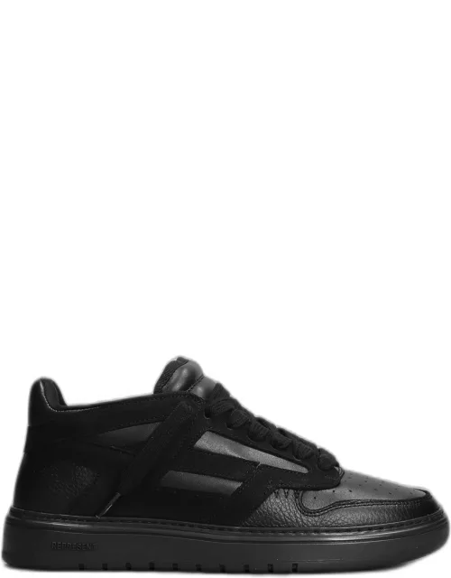 REPRESENT Reptor Sneakers In Black Leather