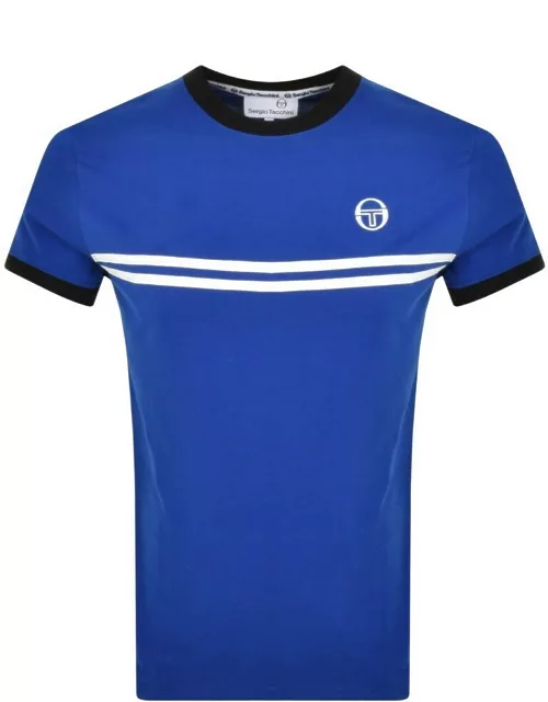 Sergio Tacchini Supermac T Shirt Blue