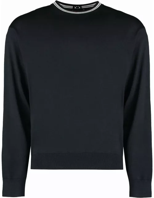 Emporio Armani Virgin Wool Crew-neck Sweater