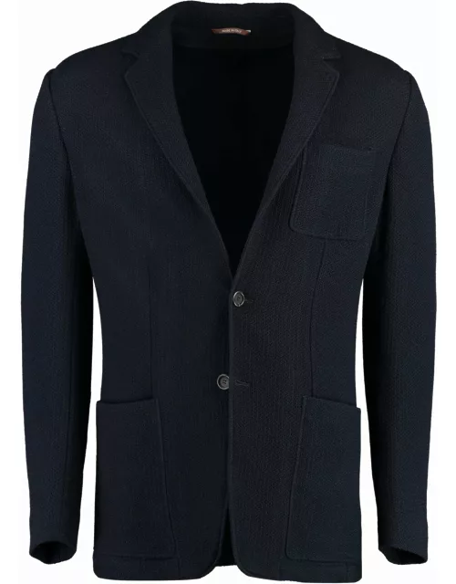 Canali Single-breasted Wool Jacket