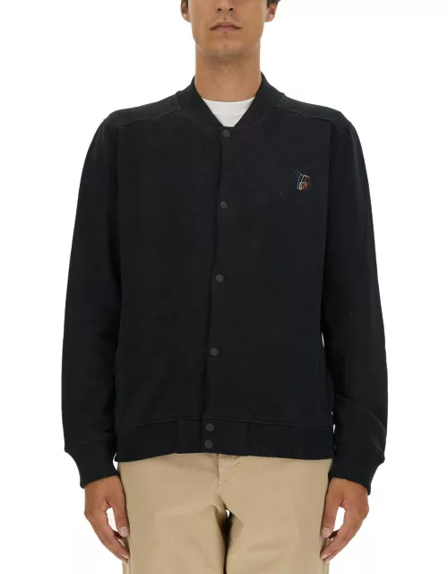 ps by paul smith bomber jacket with logo embroidery