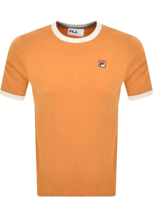 Fila Vintage Marconi T Shirt Orange