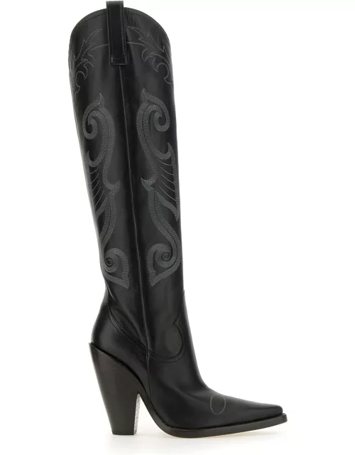 moschino jeans texanese boot