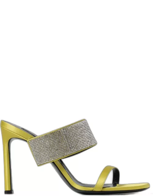 Heeled Sandals SERGIO ROSSI Woman colour Green