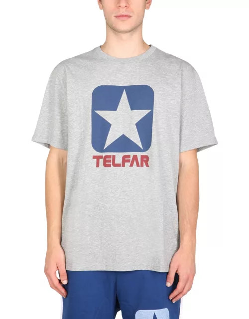 telfar x converse t-shirt with logo