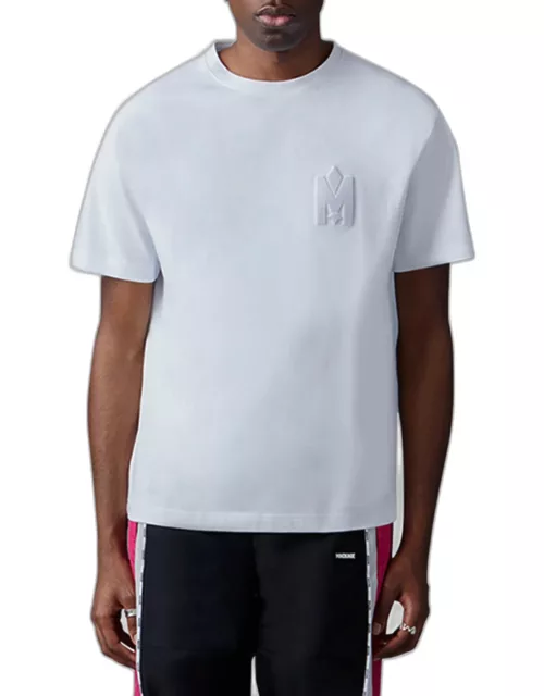Men's Organic Cotton T-Shirt with Velvet Logo