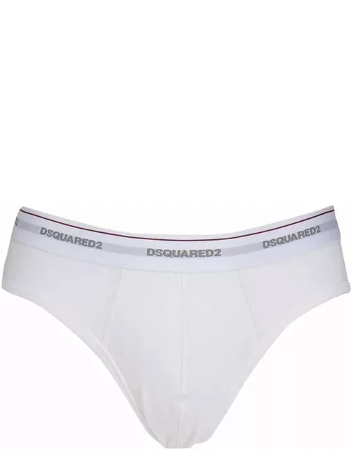 Dsquared2 Three Underwear Briefs In Stretch Cotton