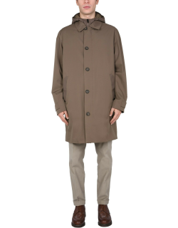 z zegna trench with inner down jacket