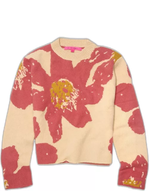 Floating Florals Cashmere Sweater