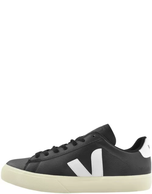 Veja Campo Chromefree Leather Trainers Black