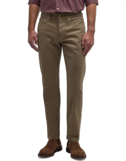 Men's Slim Textured 5-Pocket Pant