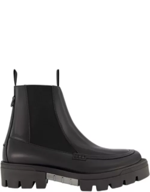 Men's Leather Apron Toe Chelsea Boot