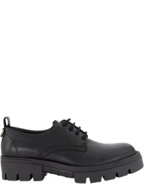 Men's Plain Toe Leather Derby Shoe