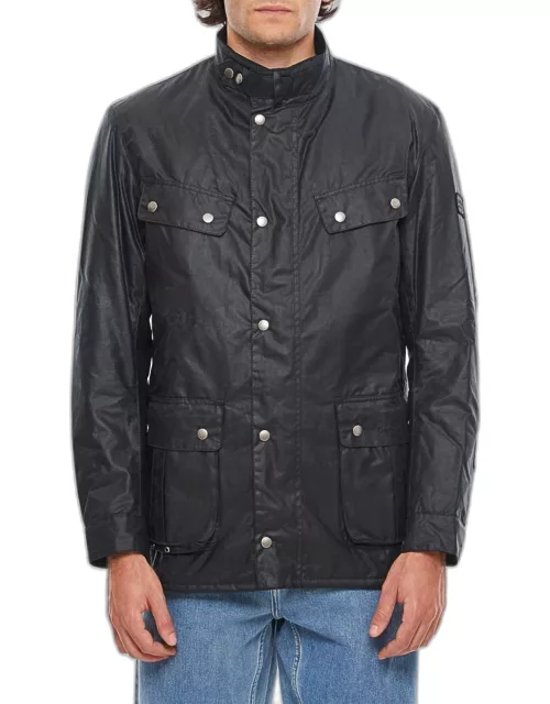 Barbour International Duke Wax Jacket Blue