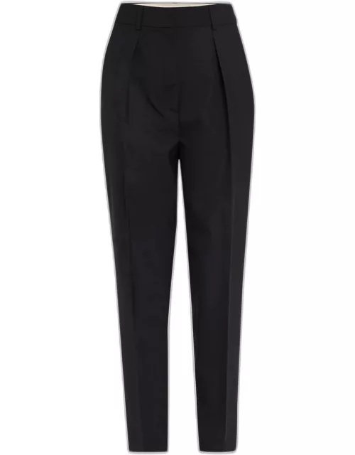 Tapered Single Pleat Trouser