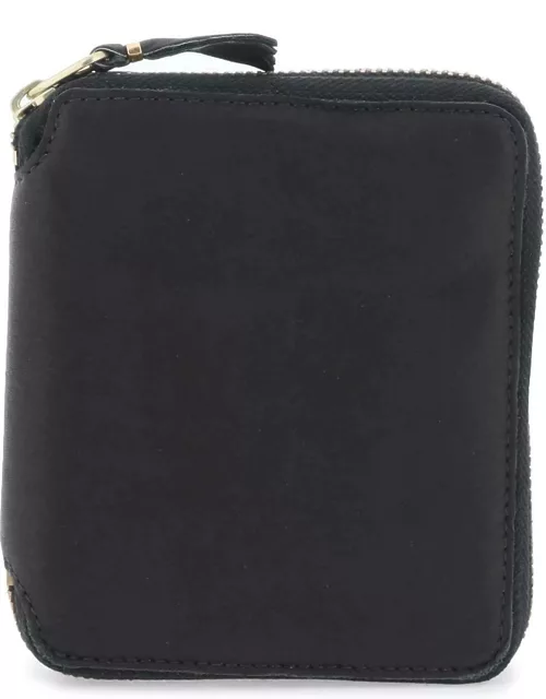 COMME DES GARCONS WALLET washed leather zip-around wallet