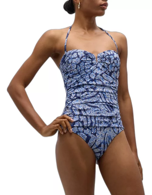 Playa Brava V-Front Bandeau One-Piece Swimsuit