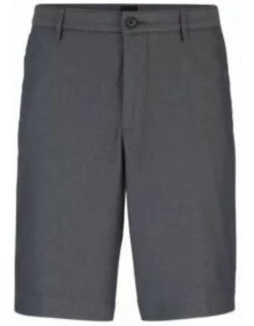 Slim-fit shorts- Dark Blue Men's Short