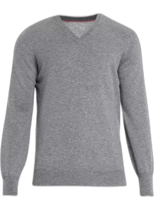 Men's Cashmere V-Neck Sweater