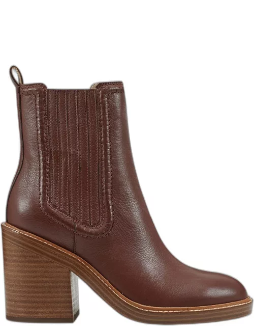 Halida Leather Chelsea Ankle Boot