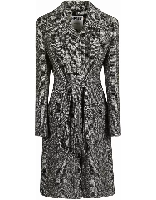 Moschino Belted Mid-length Coat