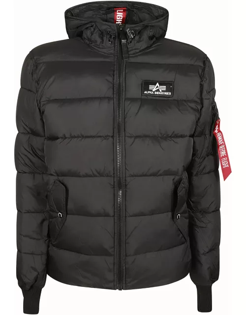 Alpha Industries Logo Patch Padded Jacket