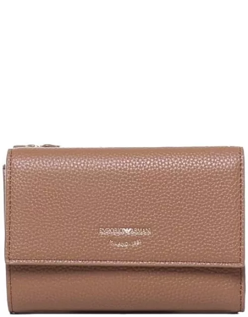 Emporio Armani Wallet With Card Compartment And Magnetic Closure