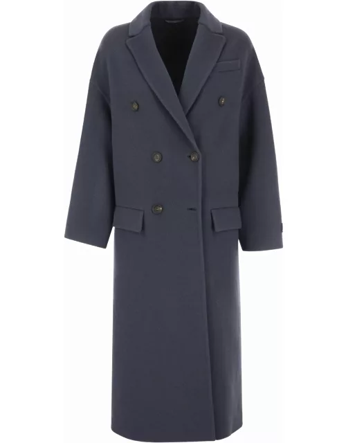 Brunello Cucinelli Wool And Cashmere Double-breasted Coat