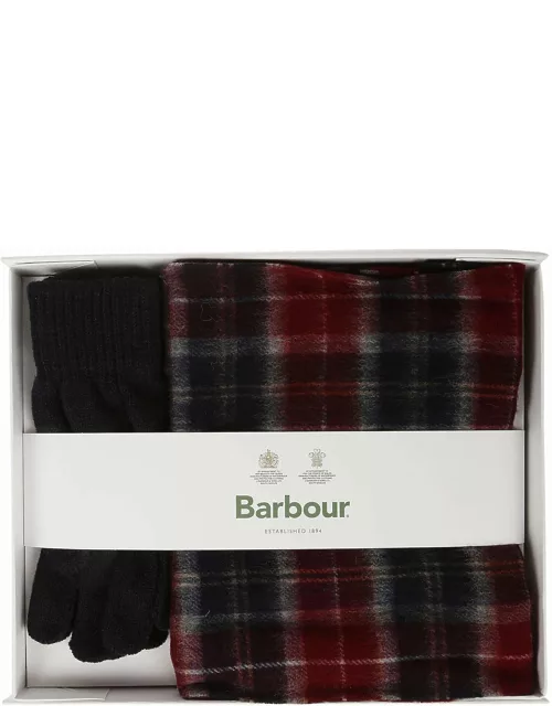 Barbour Scarf And Gloves Gift Set