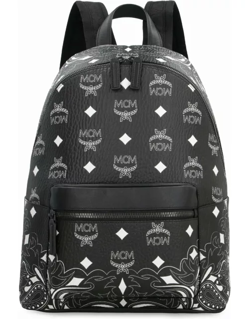 MCM Stark Faux Leather Backpack