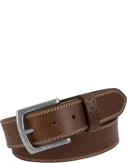 Florsheim Men's Jarvis Casual Leather Belt Brown