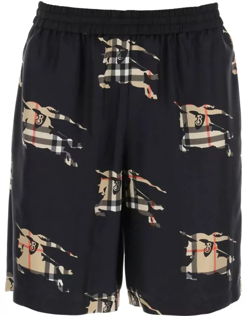 BURBERRY shorts with ekd motif