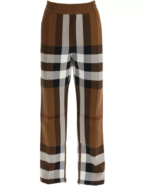 BURBERRY check track pant