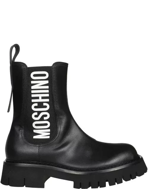Moschino Leather Chelsea Boot