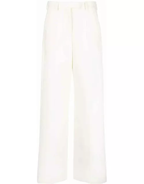 Valentino Garavani white high-waist tailored trouser