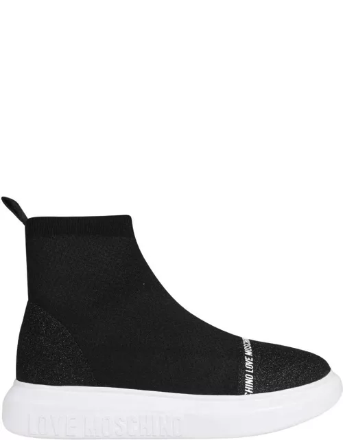 Love Moschino Knitted Sock-sneaker