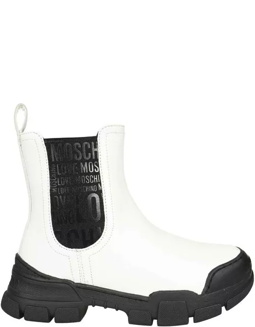 Love Moschino Leather Ankle Boot