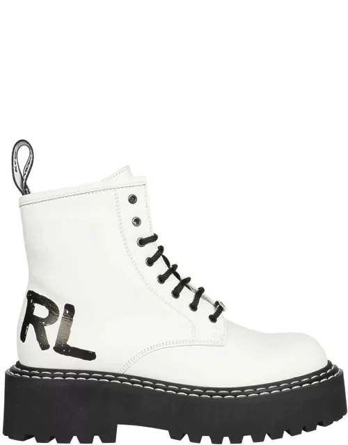 Karl Lagerfeld Lace-up Ankle Boot