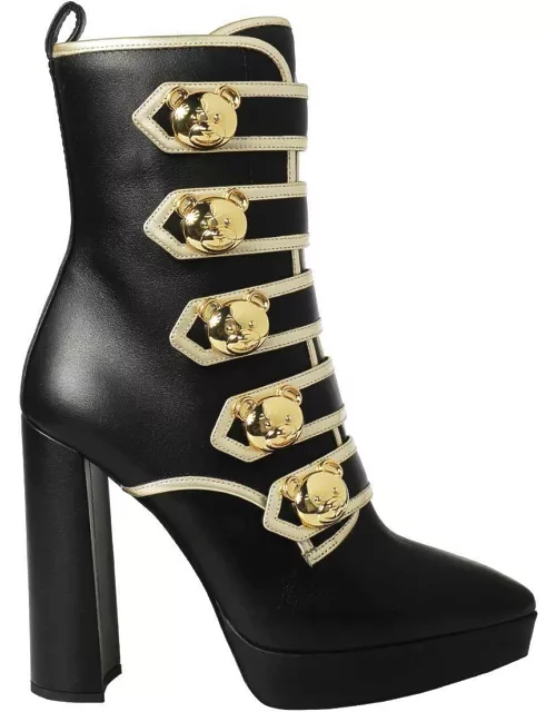 Moschino Leather Ankle Boot