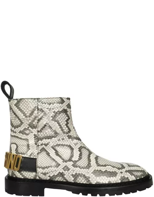 Moschino Leather Ankle Boot