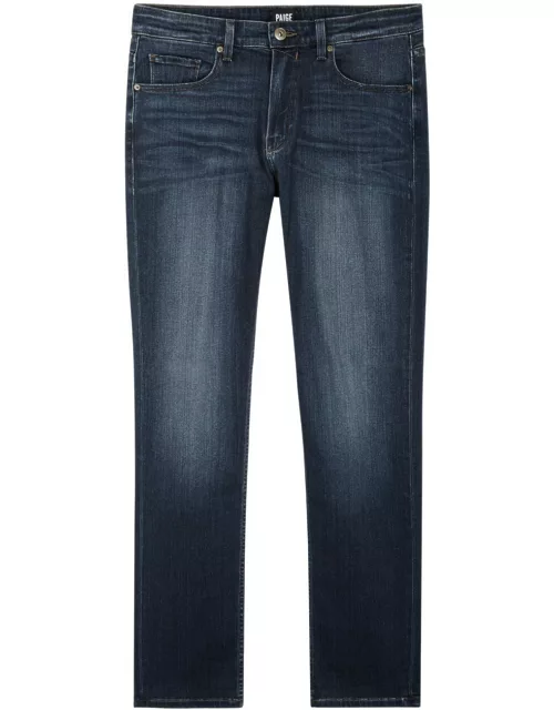 Paige Federal Straight-leg Jeans - Mid Blu - 38 (W38 / Xxl)